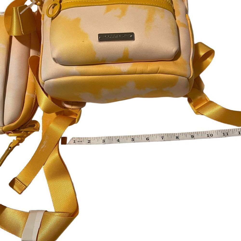 Steve Madden Yellow and White Backpack with Additional Bag - Picture 6 of 10